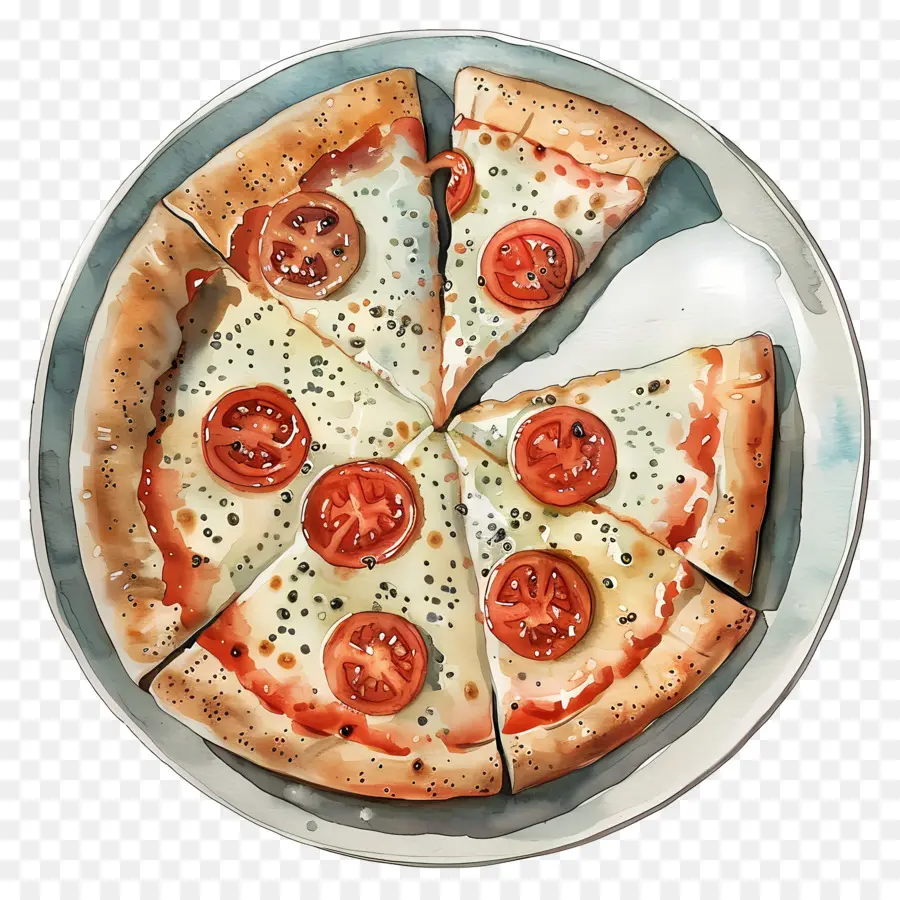 Pizza Tabağı，Pizza PNG