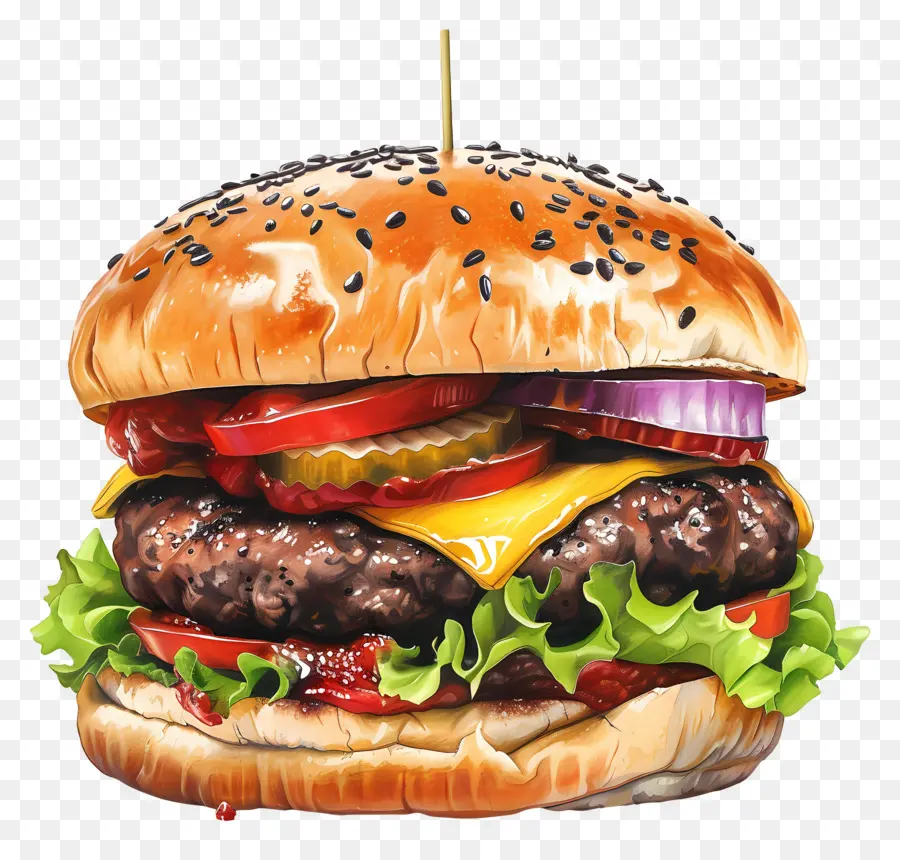 Hamburger，Cheeseburger PNG