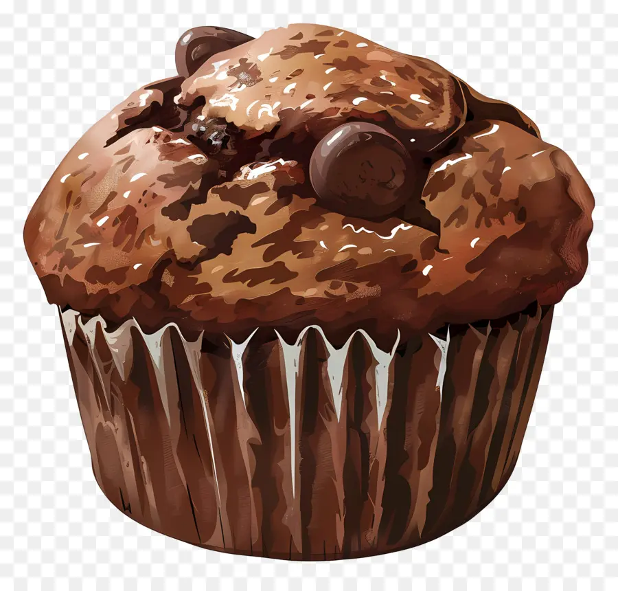 Çift Çikolatalı Muffin，çikolatalı Kek PNG