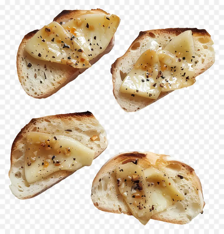 Sarımsaklı Ekmek，Peynirli Tost PNG