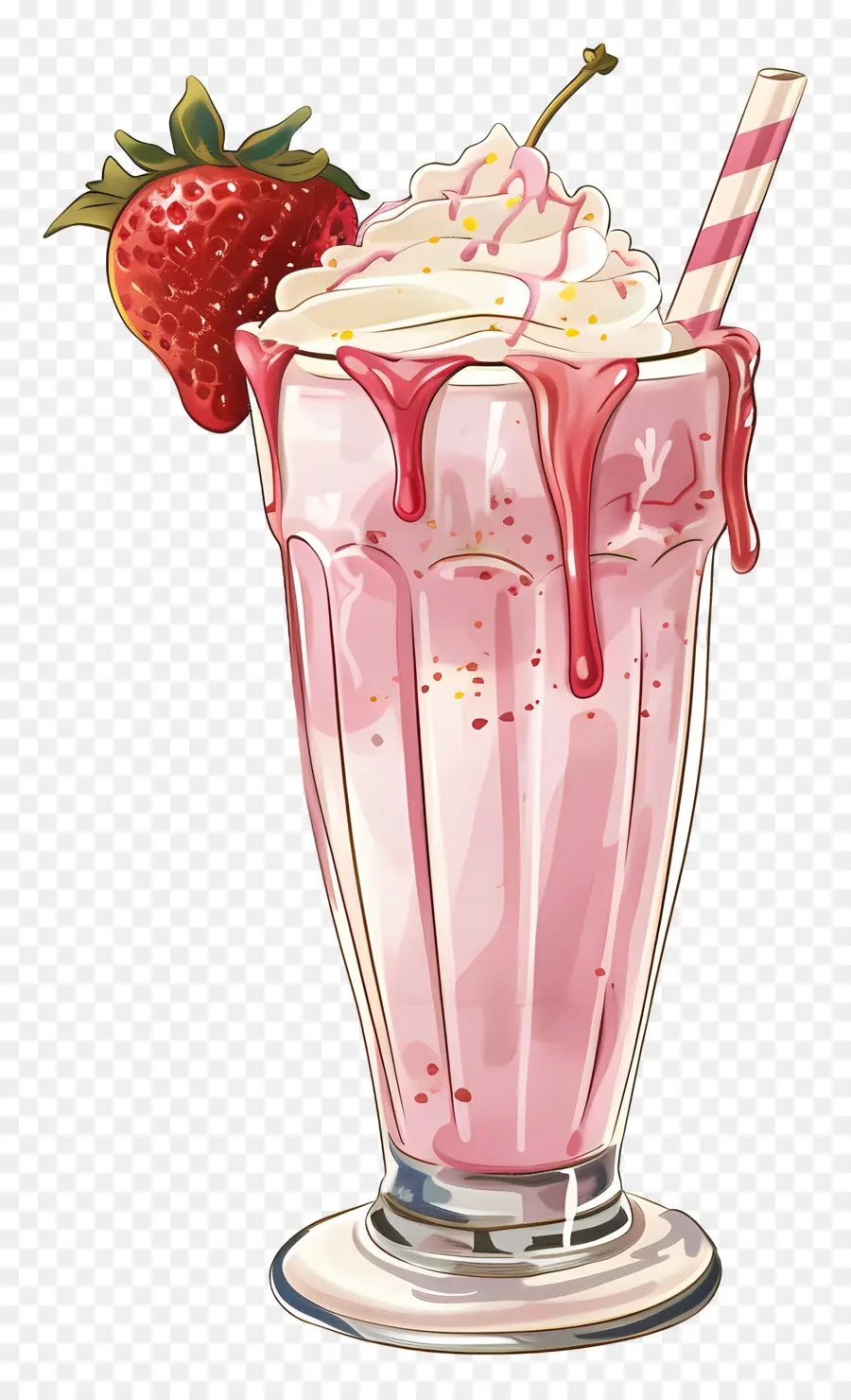 Milkshake，Meyveli Dondurma PNG