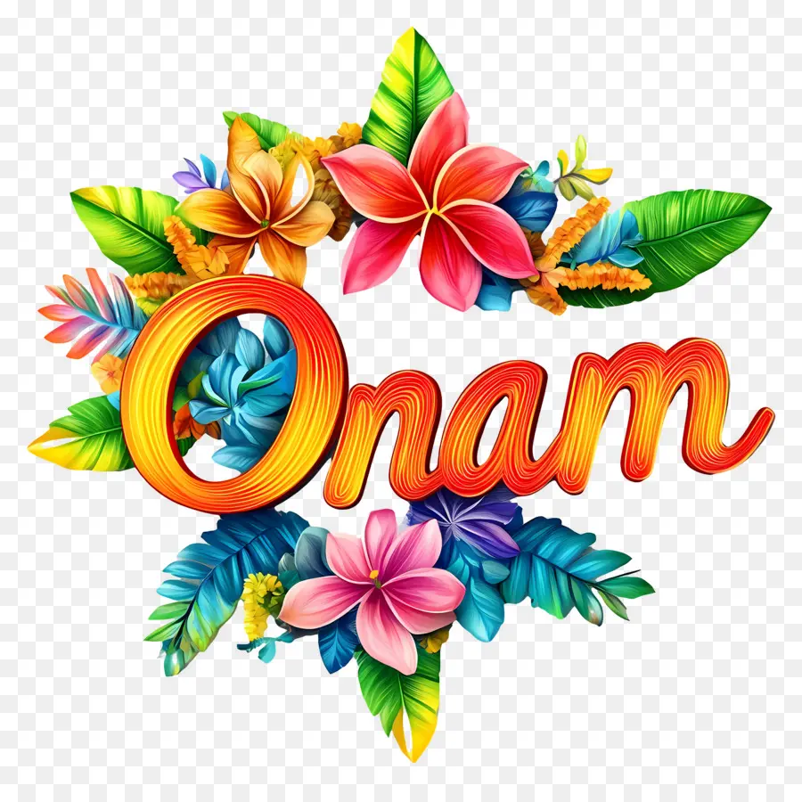 Onam，çiçekler PNG