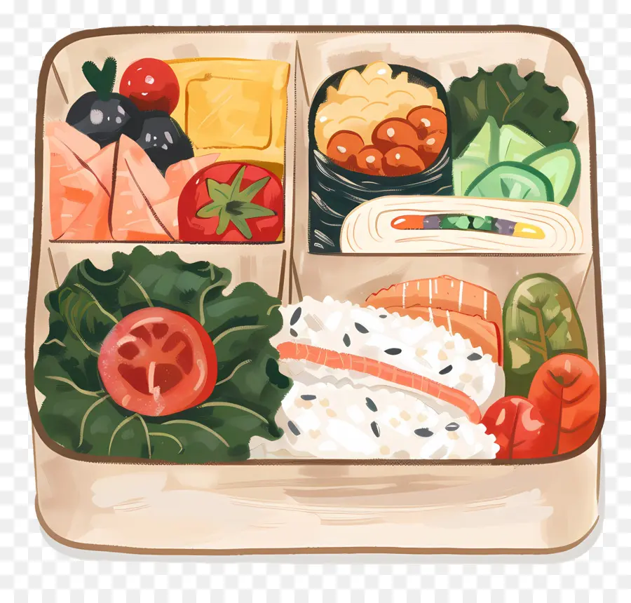 Bento Kutusu，Japon Mutfağı PNG