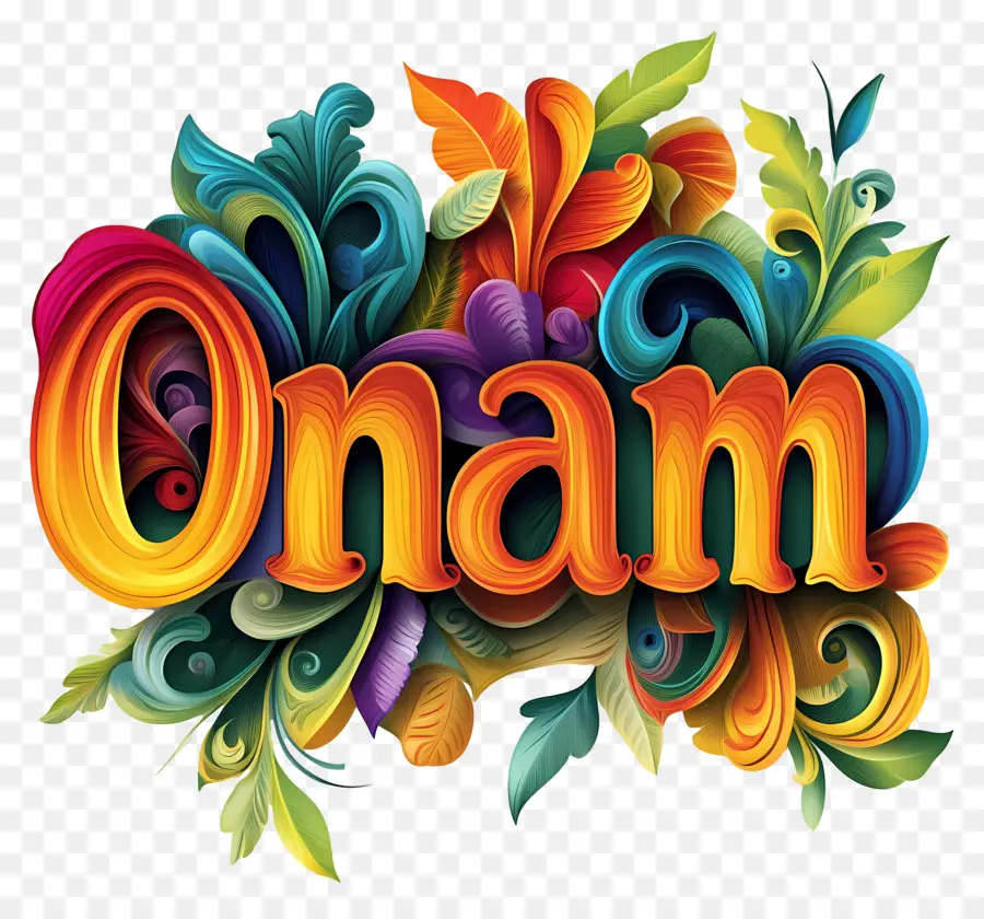 Onam，çiçekler PNG