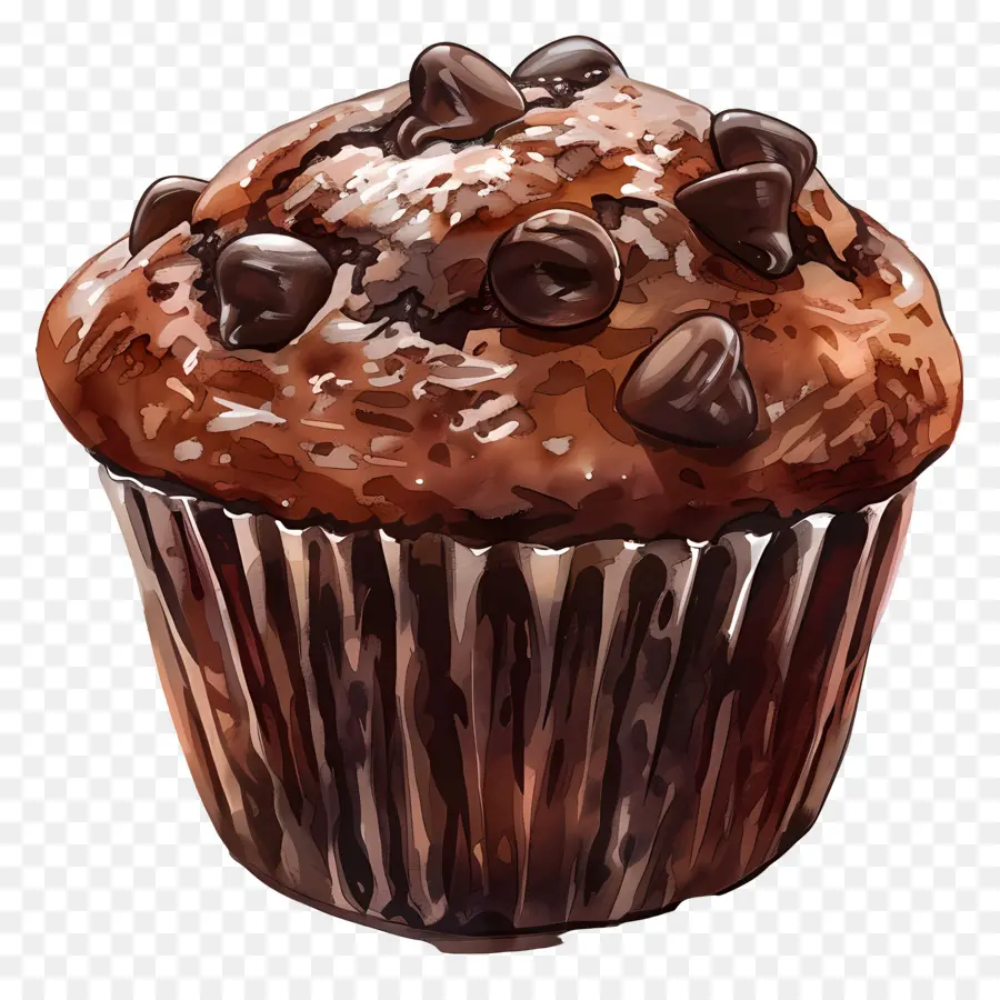 Çift Çikolatalı Muffin，çikolatalı Kek PNG