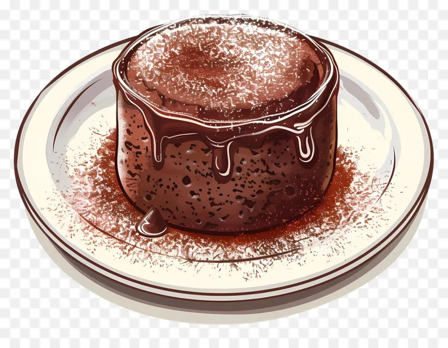 Fransız Çikolatalı Sufle，Çikolatalı Kek PNG