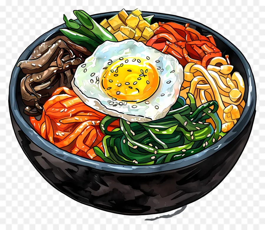 Kore Bibimbap，Bibimbap PNG