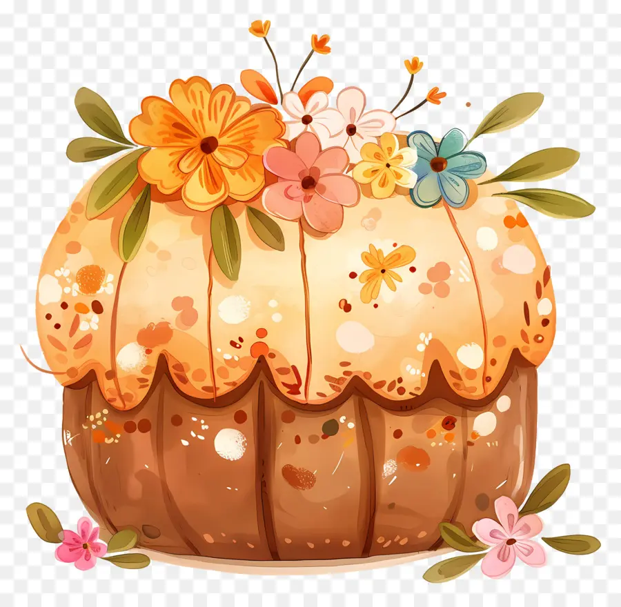 Panettone，Dekoratif Pasta PNG