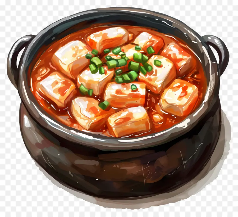 Peynirli Tteokbokki，Güveç PNG