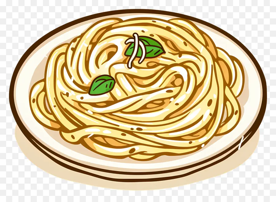 Kremalı Makarna，Spagetti PNG