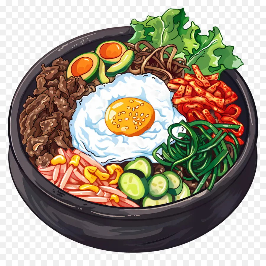 Kore Bibimbap，Bibimbap PNG