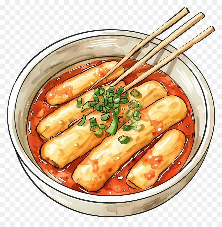 Peynirli Tteokbokki，Tteokbokki PNG