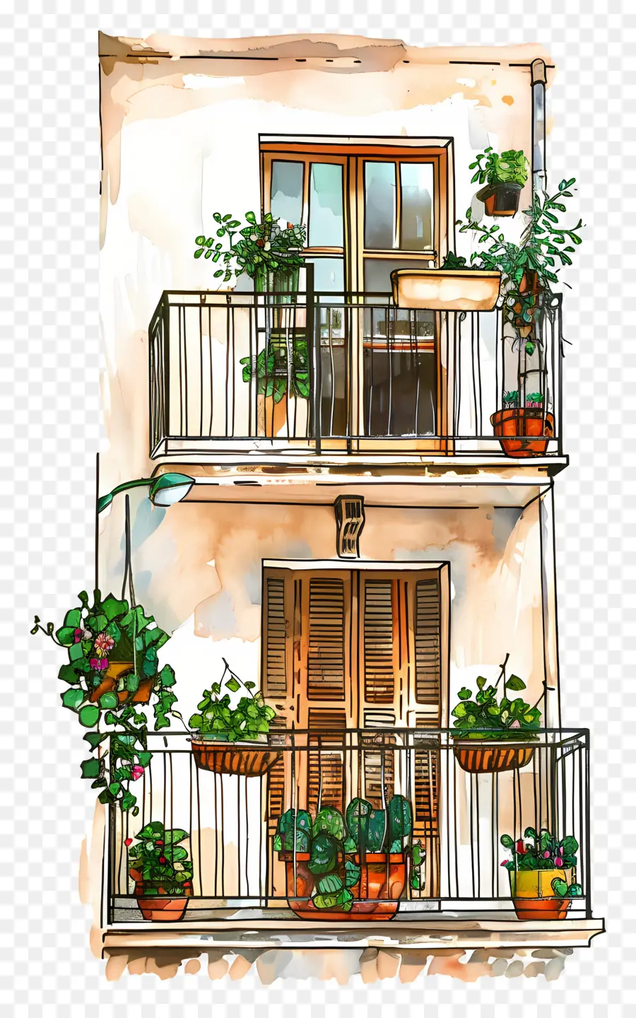 Balkon，Ev PNG