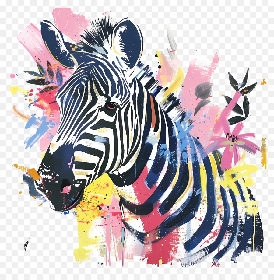 Zebra，Renkli Zebra PNG