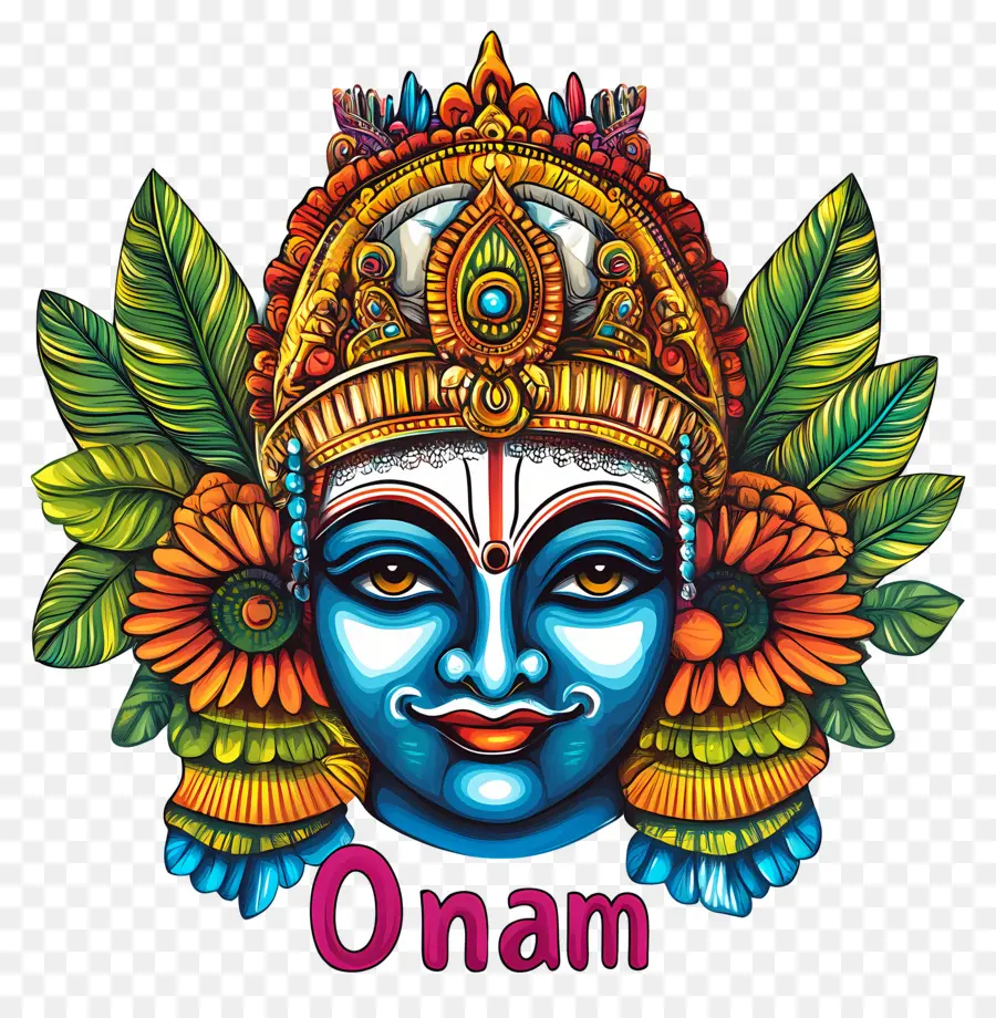 Onam，Onam Tanrı Yüzü PNG