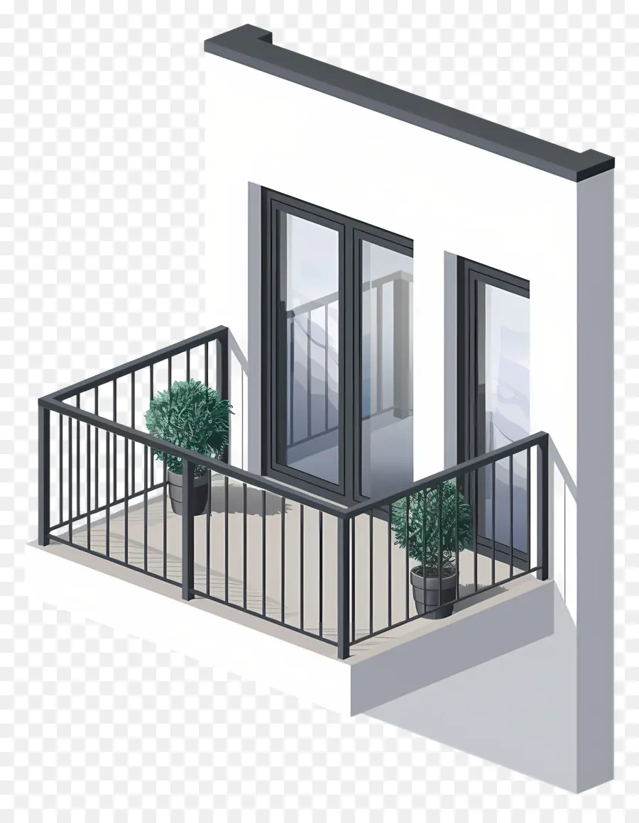 Balkon，Ev PNG