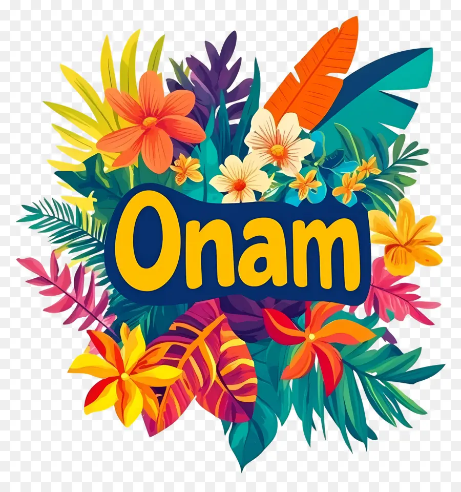 Onam，çiçekler PNG