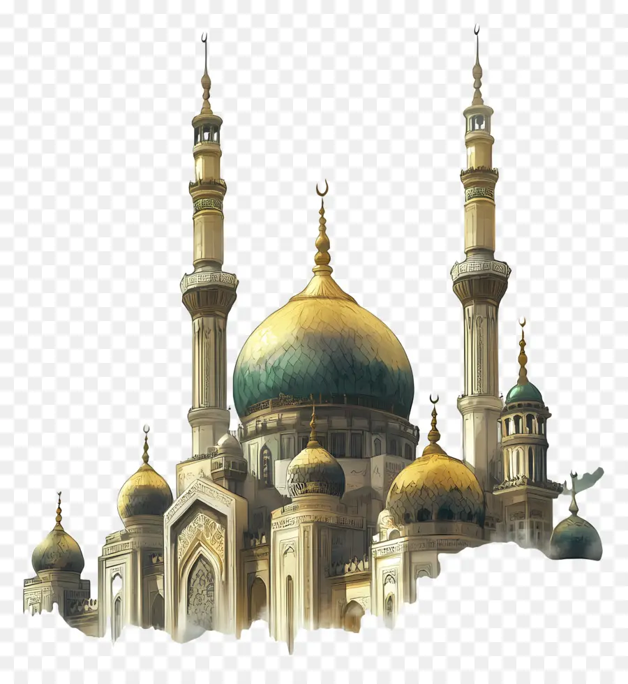 Milad Un Nabi，Altın Cami PNG