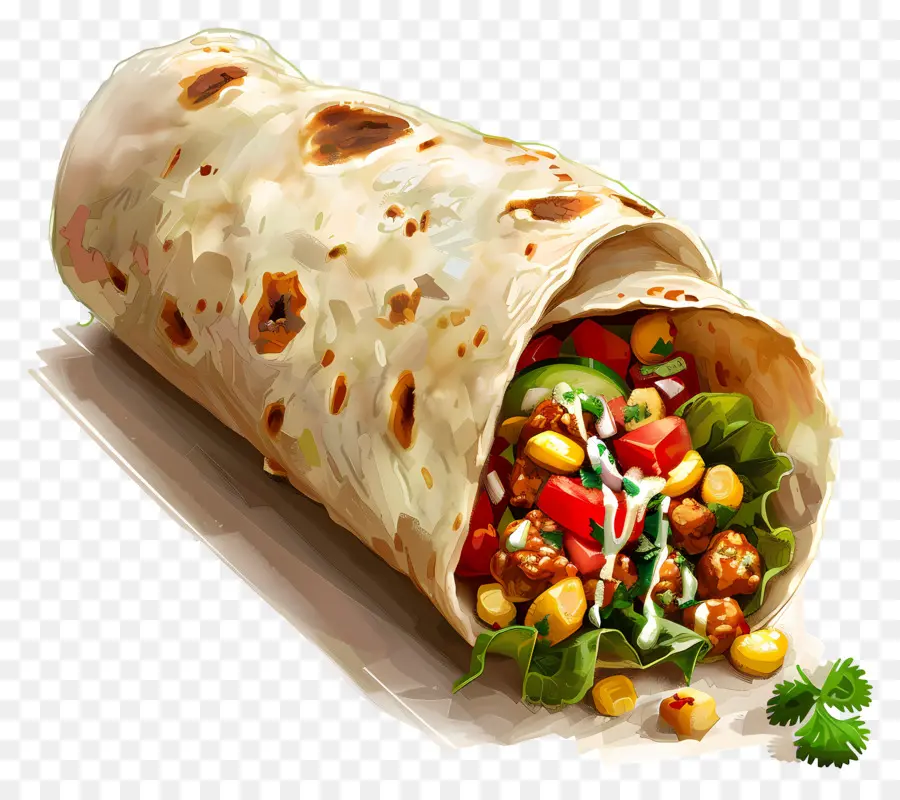 Burrito，Dürüm PNG