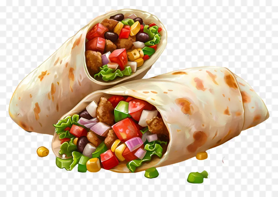 Burrito，Dürüm PNG