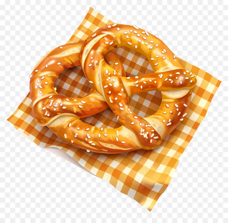 Pretzel，Atıştırmalık PNG