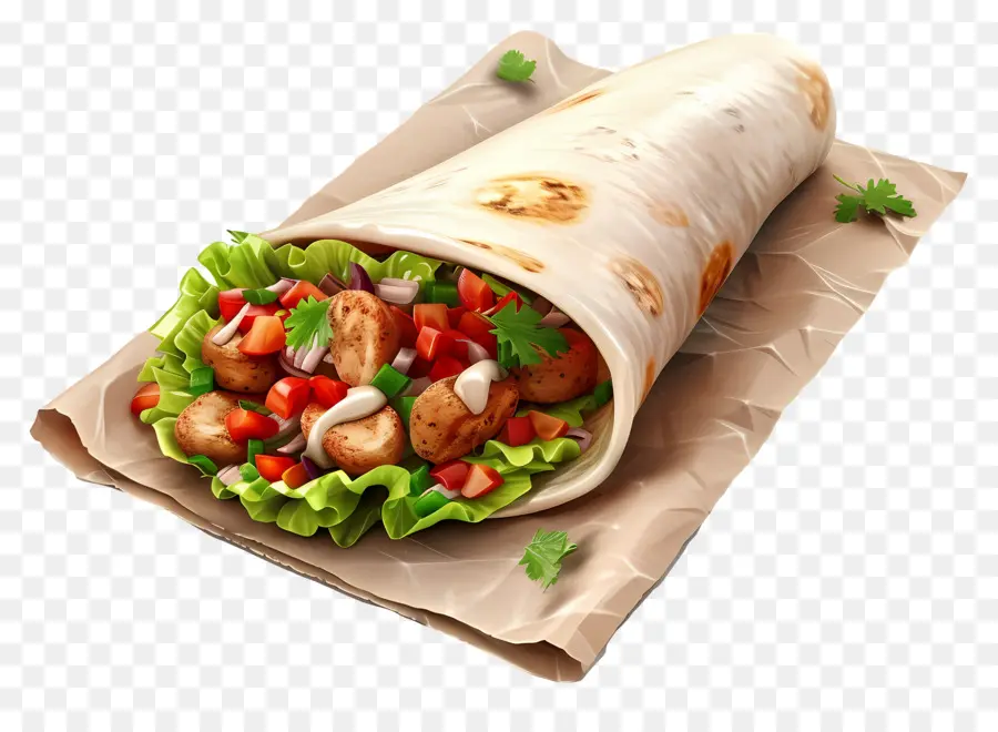 Burrito，Dürüm PNG