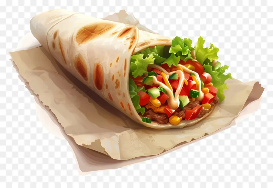 Burrito，Çin Böreği PNG