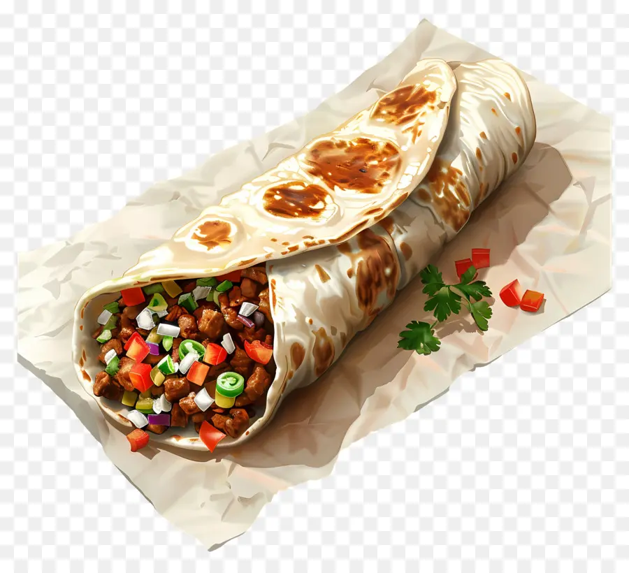 Burrito，Dürüm PNG