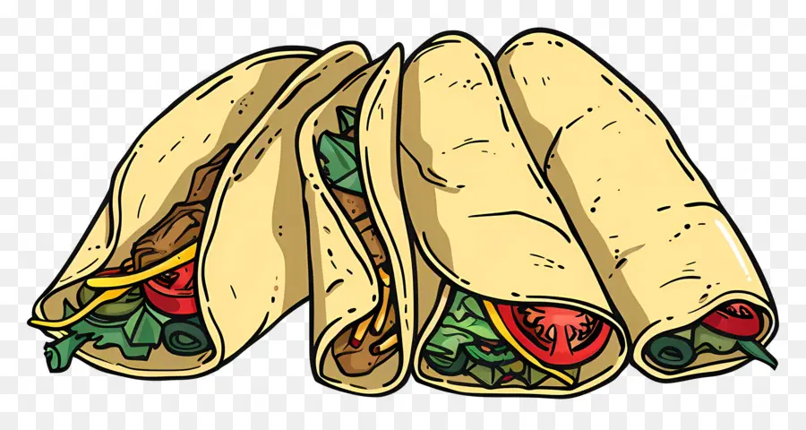 Burrito，Taco PNG