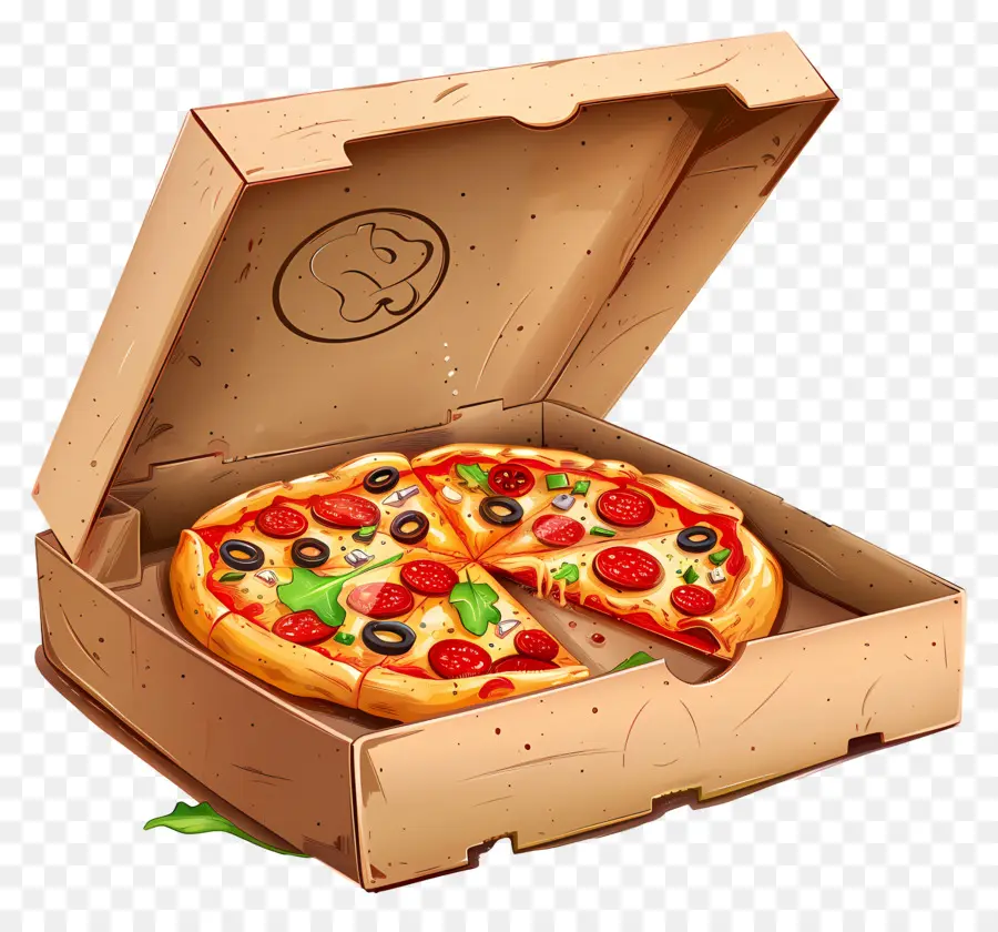 Kutudaki Pizza，Pizza PNG