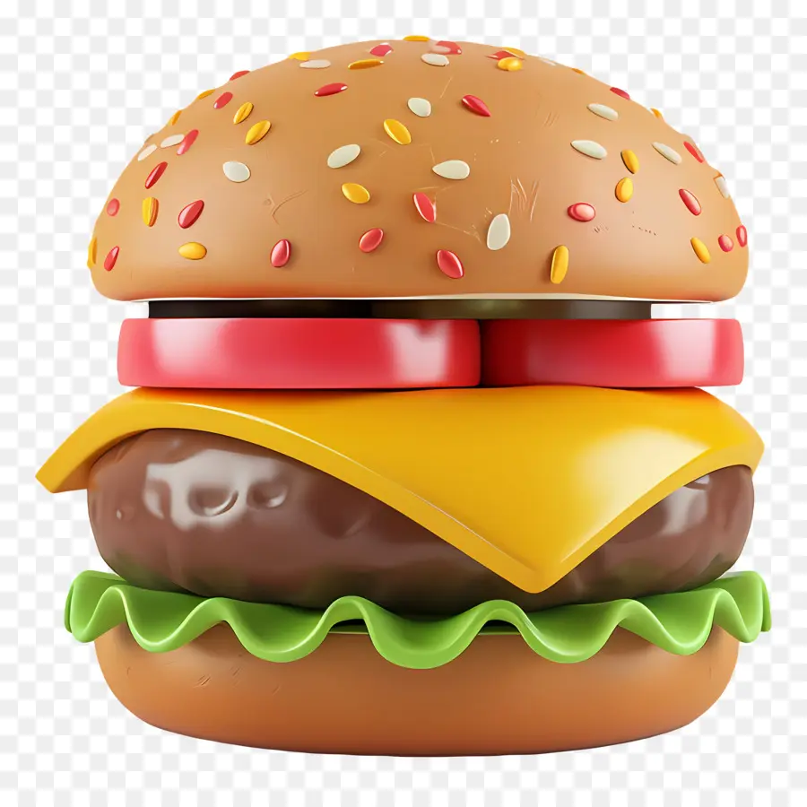 Cheeseburger，Hamburger PNG