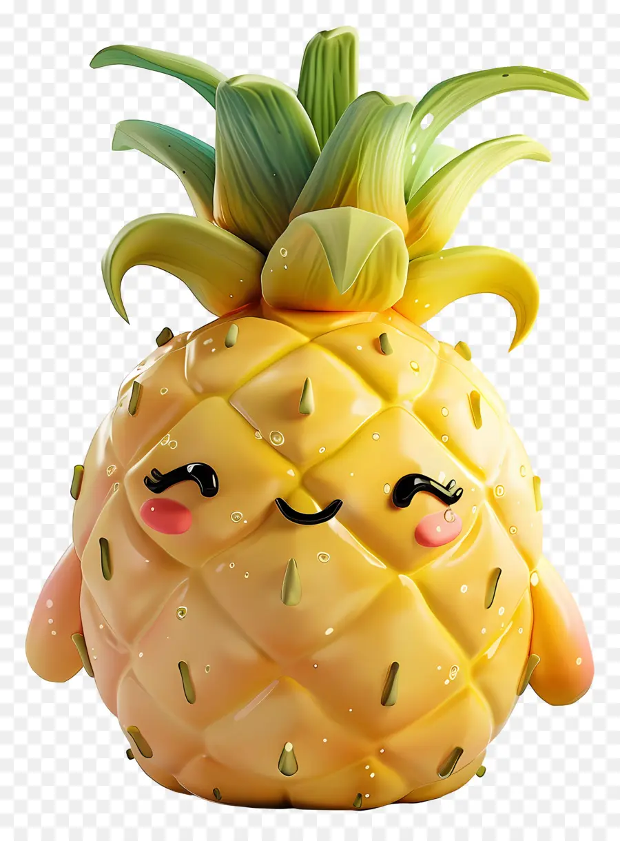 Ananas，Sevimli PNG