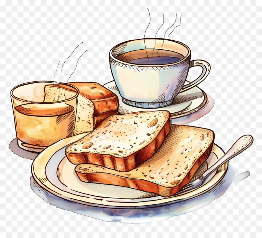 Çay Ve Ekmek，Çay Ve Tost PNG