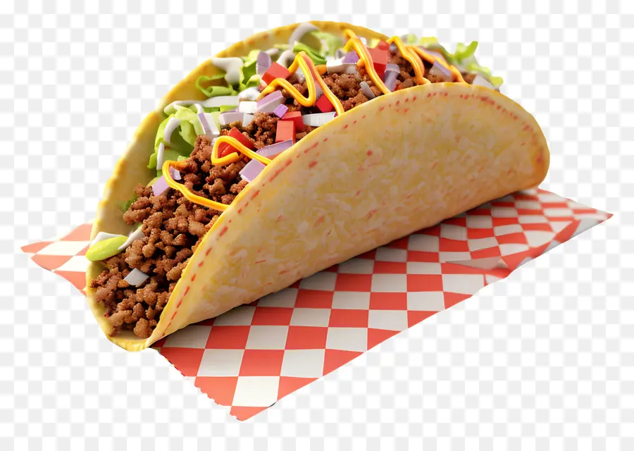 Taco，Topingli Taco PNG