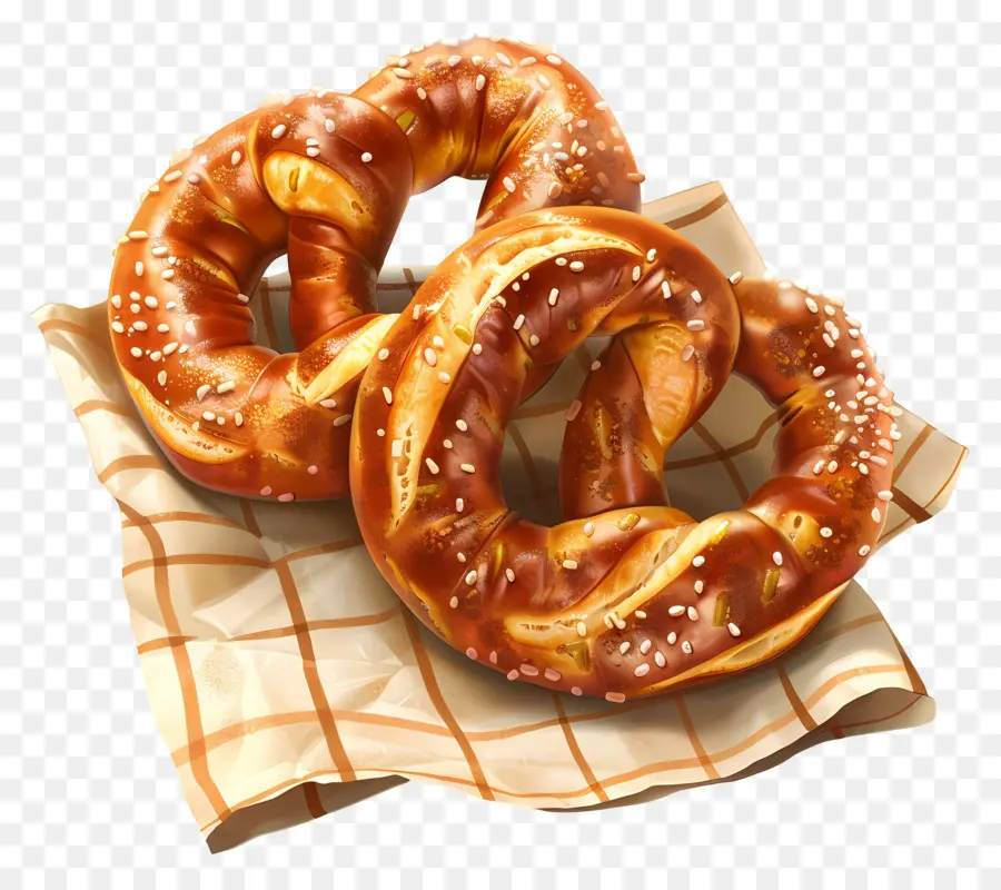 Pretzel，Atıştırmalık PNG