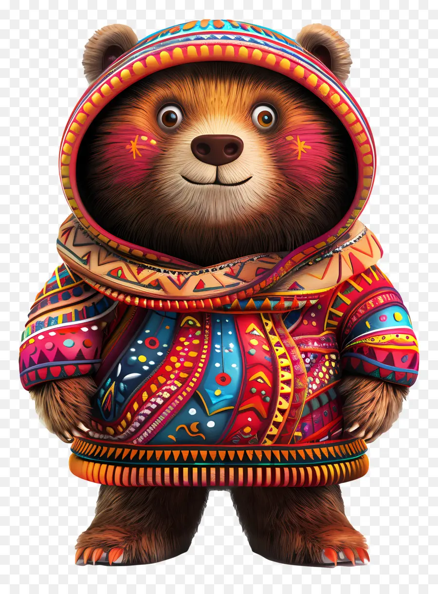 Sevimli Ayı，Hoodie Bear PNG