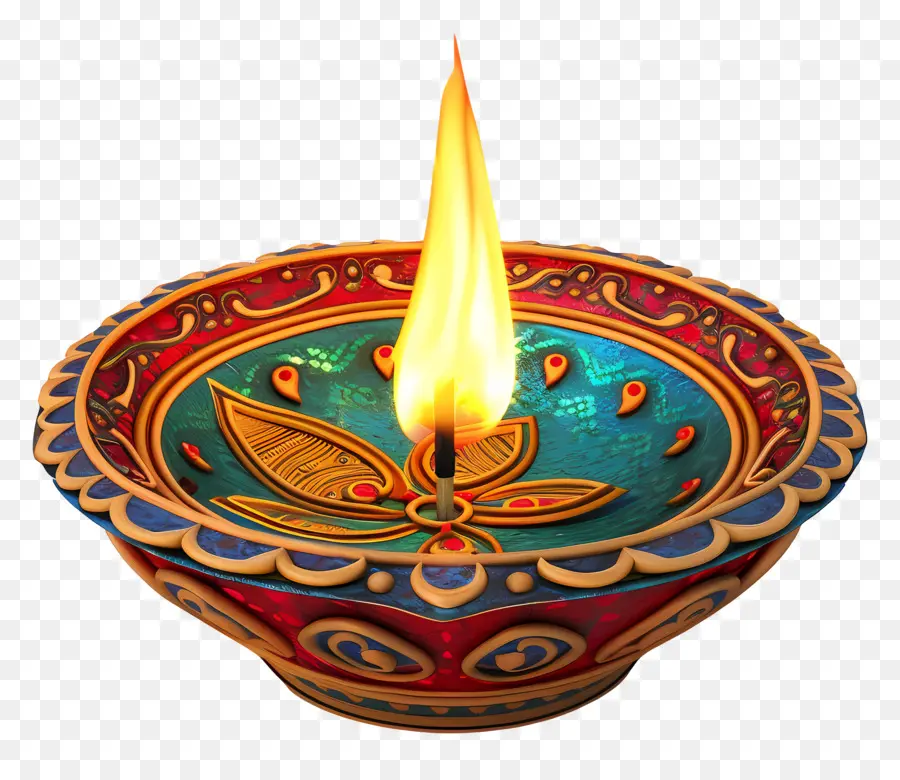 Diwali Diya，Dia Lambası PNG