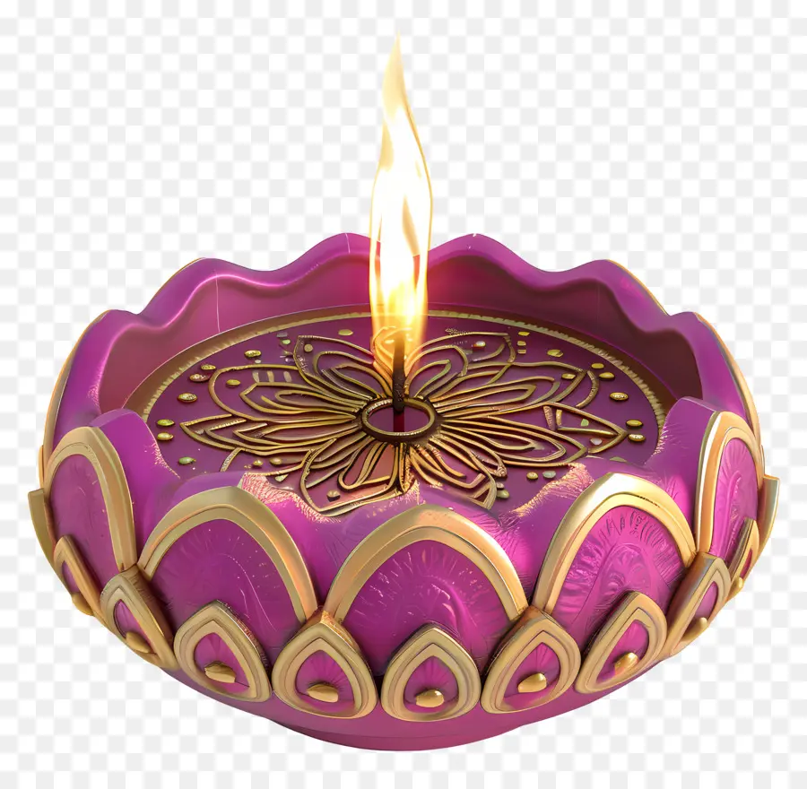 Diwali Diya，Dekoratif Mum PNG