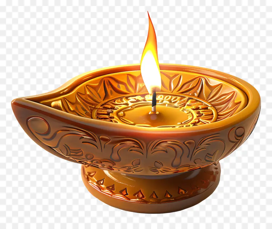 Diwali Diya，Dia Lambası PNG