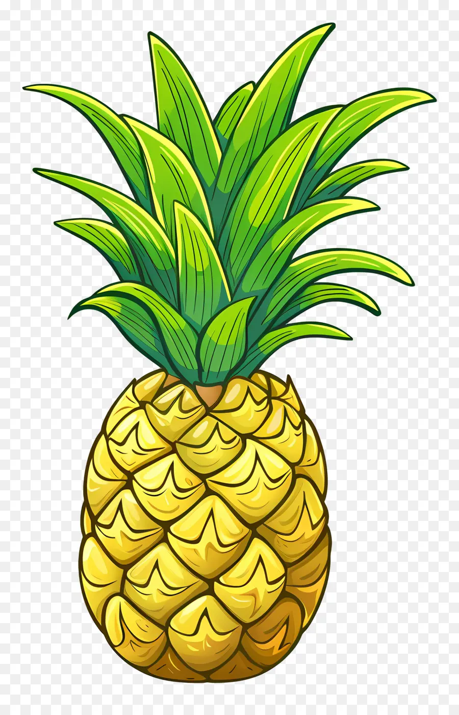 Karikatür Ananas，Ananas PNG