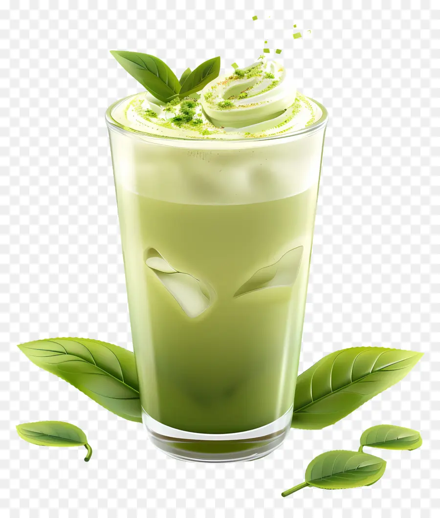 Matcha Içeceği，Yeşil İçecek PNG