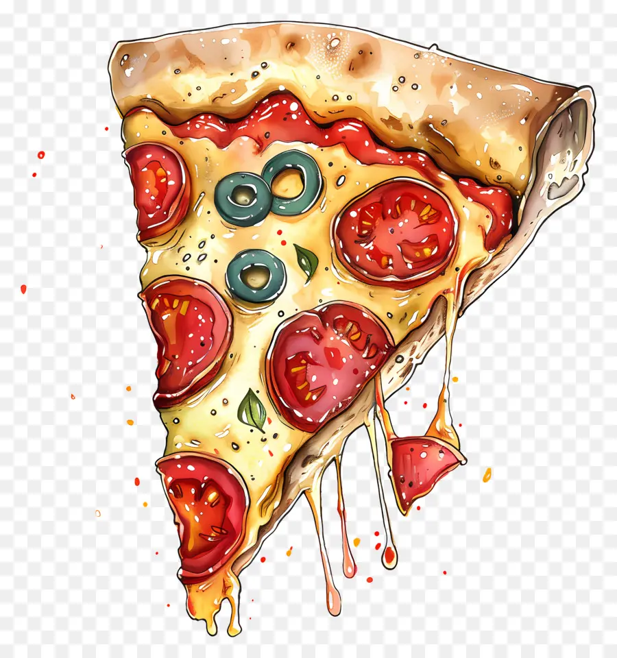 Pizza Dilimi，Peynir PNG