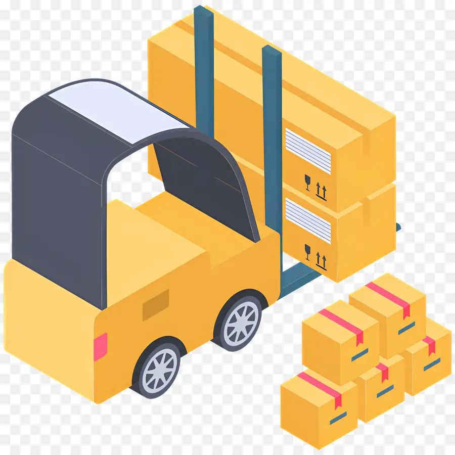 Lojistik，Forklift PNG