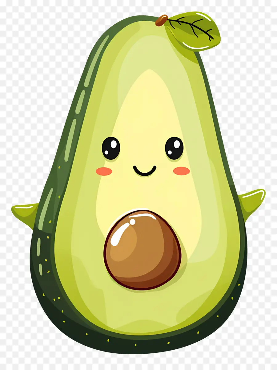 Karikatür Avokado，Avokado PNG