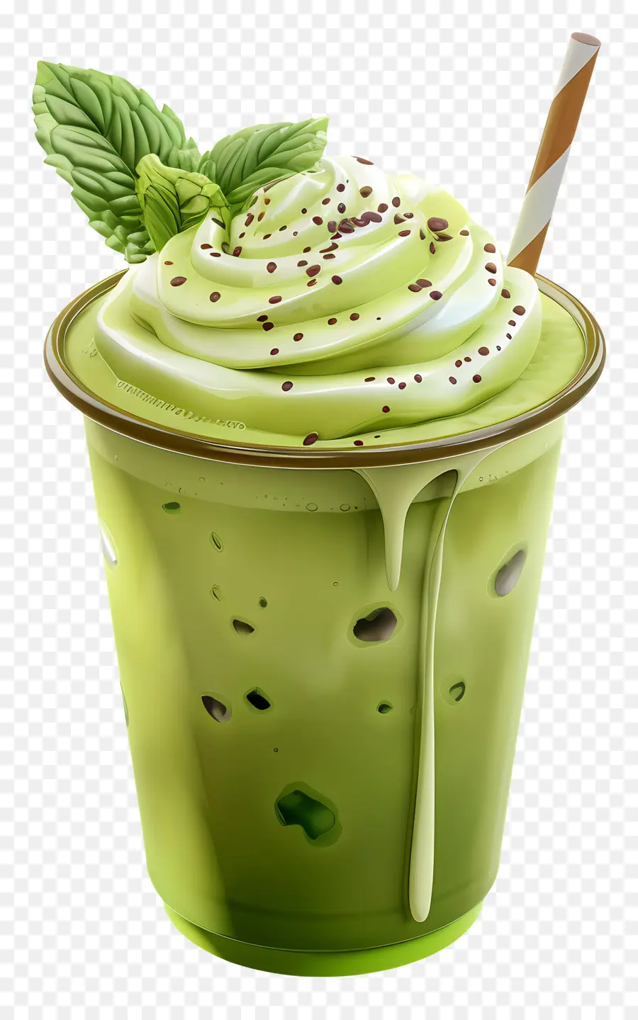 Matcha Içeceği，Yeşil İçecek PNG