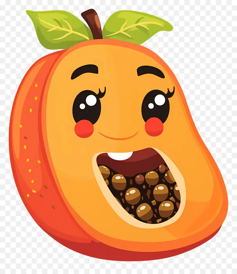 Karikatür Papaya，Meyve PNG