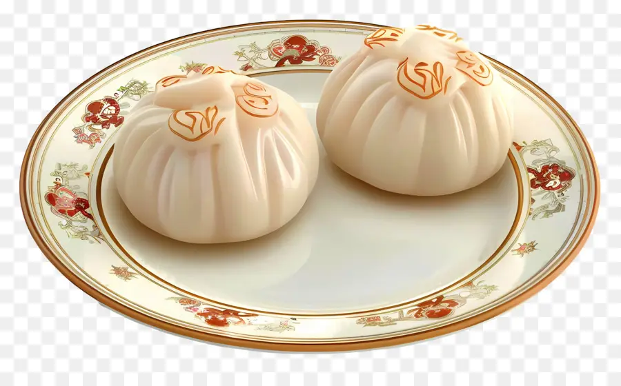 Baozi，Buharda Pişirilmiş Çörekler PNG