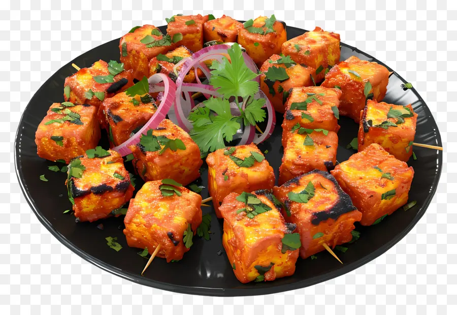 Paneer Tikka，Şişler PNG