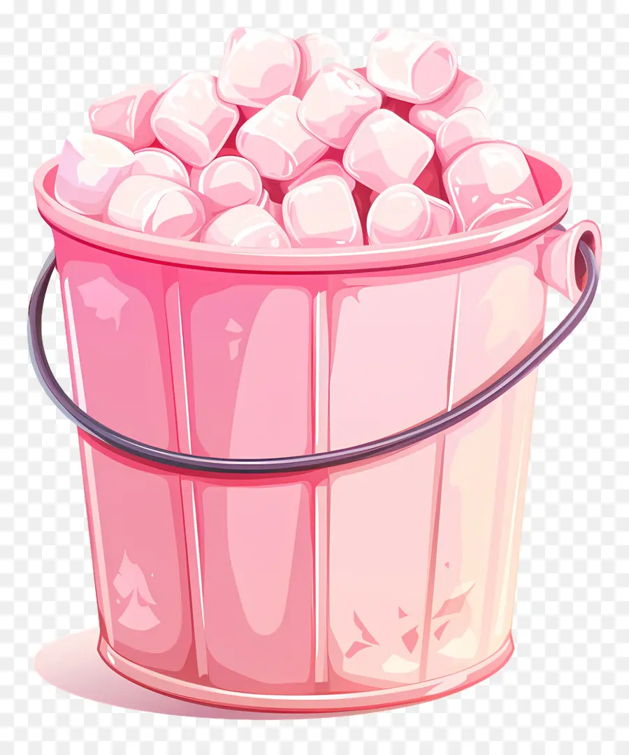 Kovadaki Hatmi，Bir Kova Marshmallow PNG