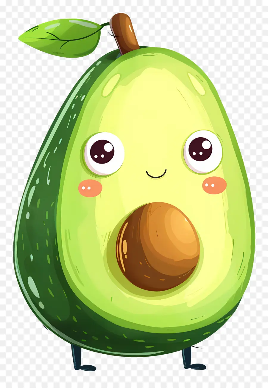 Karikatür Avokado，Avokado PNG